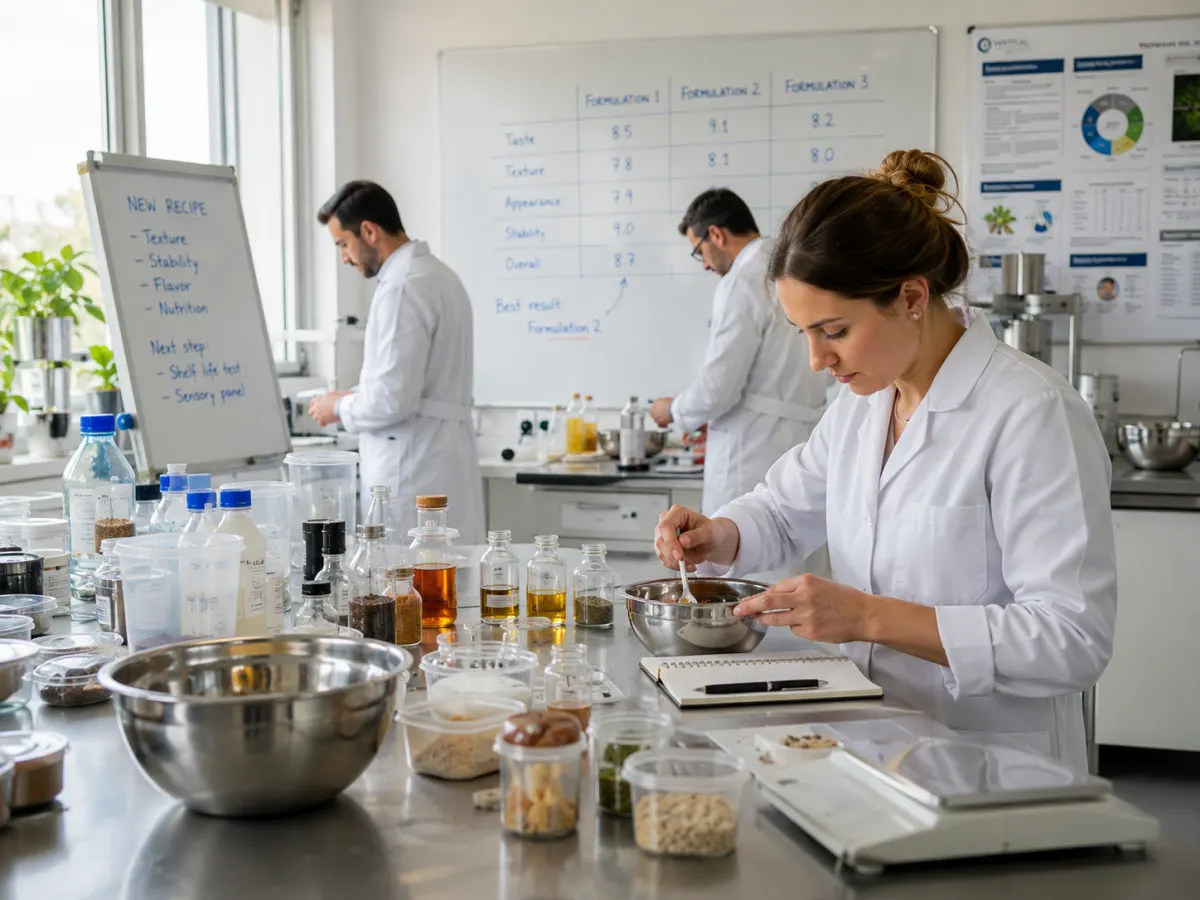 Innovation produit en laboratoire agroalimentaire